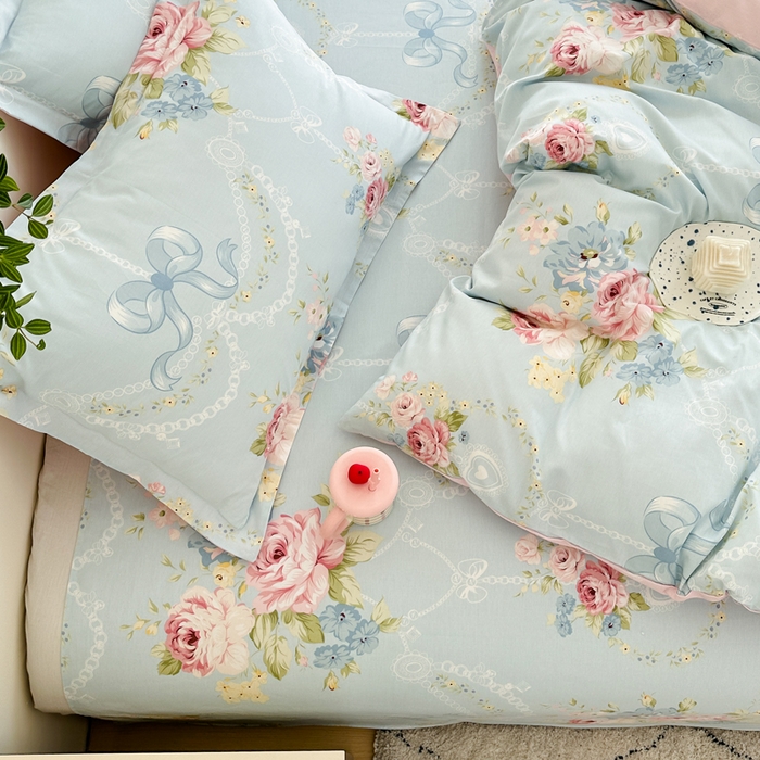 91家纺网 家纺一手货源 找家纺 （总）棉造家居 2025新款亲肤舒适全棉纯棉印花系列三件套四件套