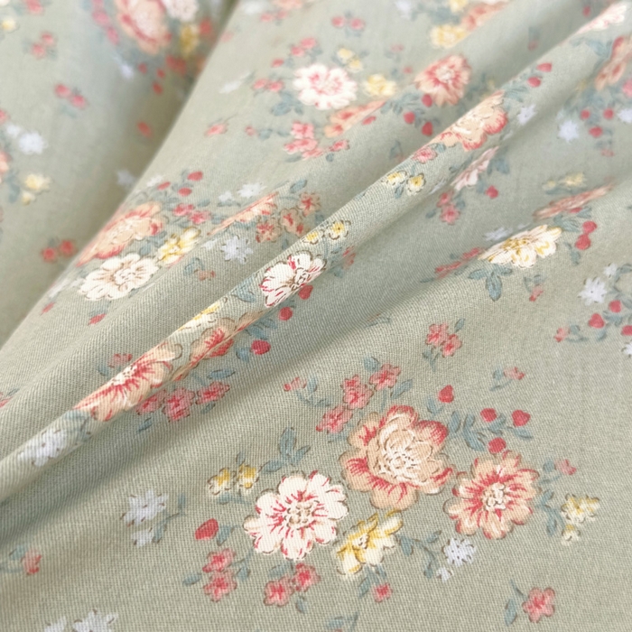 91家纺网 家纺一手货源 找家纺 澳萝拉 2025新款全棉斜纹花边印花四件套 蔷薇花园