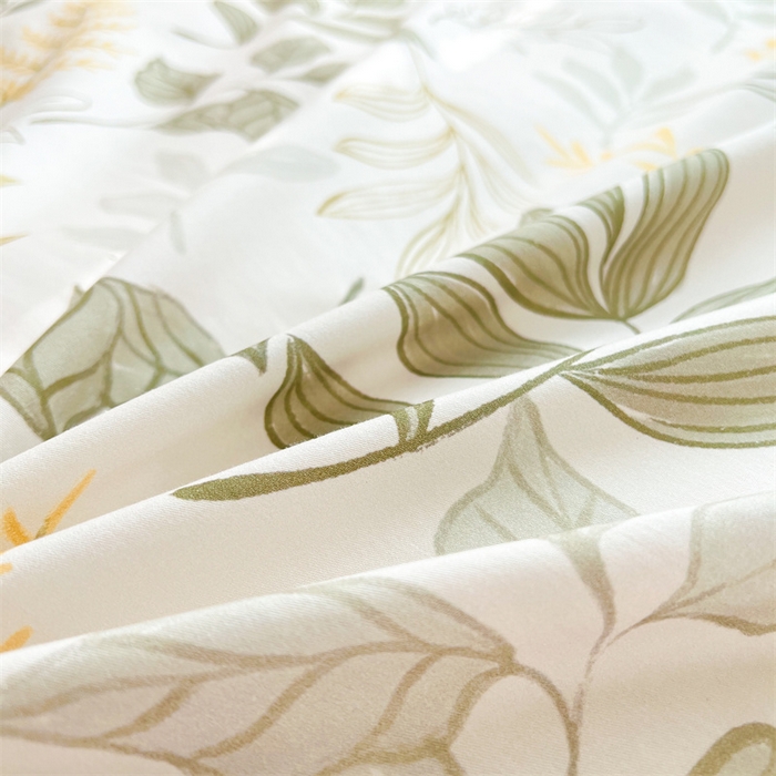 91家纺网 家纺一手货源 找家纺 雯豆2025春夏新品全棉床笠三件套学生成人印花纯棉床罩 全棉床笠-彼岸之花