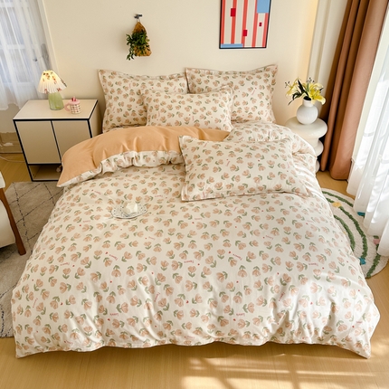 91家纺网 家纺一手货源 找家纺 （总）棉造家居 2025新款亲肤舒适全棉纯棉印花系列三件套四件套