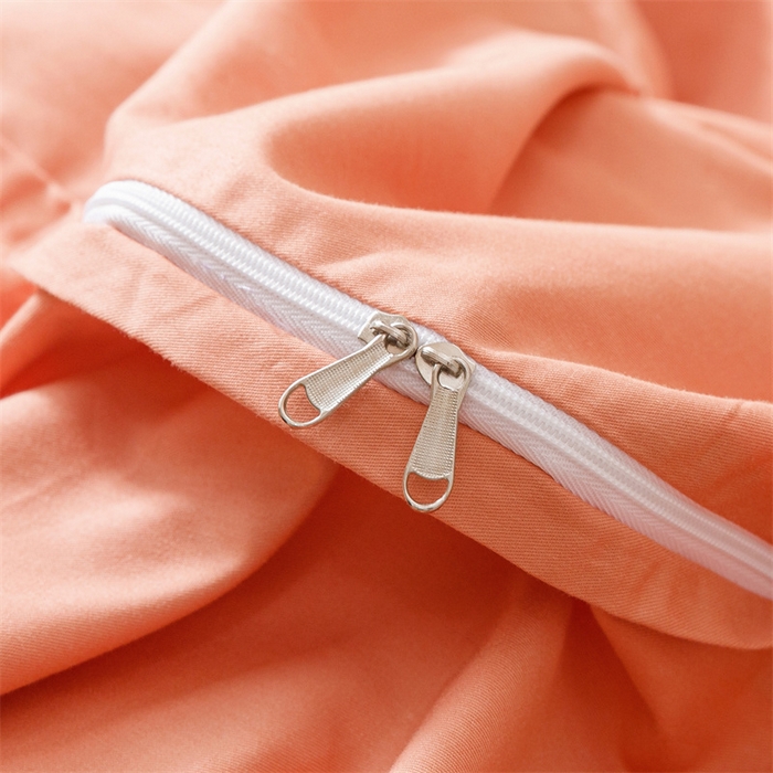 91家纺网 家纺一手货源 找家纺 艾莱家纺 2025新款A类精梳纯棉刺绣花四件套-赫柏 赫柏-橙夕