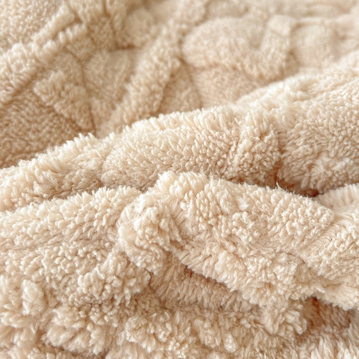 91家纺网 家纺一手货源 找家纺 帛洵 2025新款舒适亲肤高克重牛奶绒夹棉床笠 奶咖色