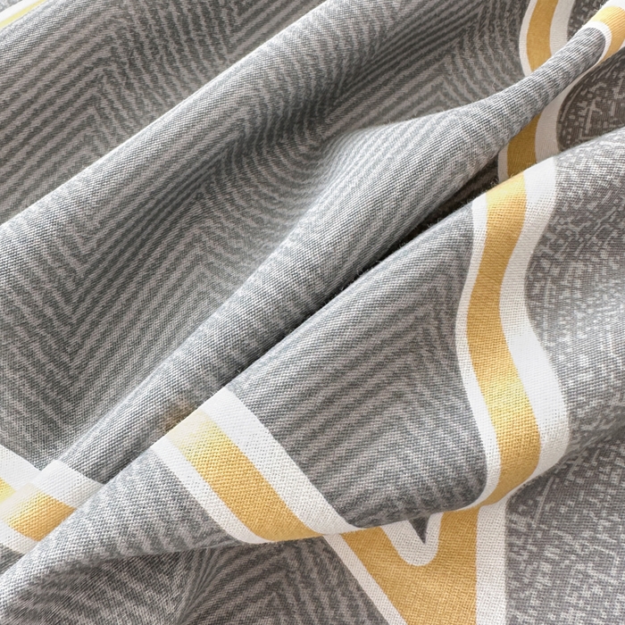 91家纺网 家纺一手货源 找家纺 棉造家居 2025新款全棉纯棉印花系列单枕套 时尚拼图