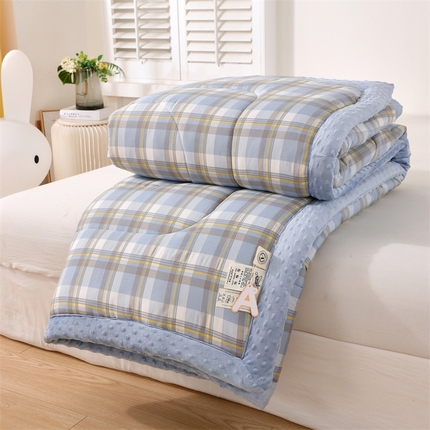 91家纺网 家纺一手货源 找家纺 云家 2025新款豆豆绒被子被芯夏凉被空调被四季被 简兮兰