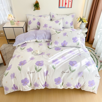 91家纺网 家纺一手货源 找家纺 （总）棉造家居 2025新款亲肤舒适全棉纯棉印花系列三件套四件套