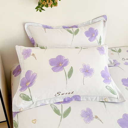 91家纺网 家纺一手货源 找家纺 （总）棉造家居 2025新款全棉纯棉印花系列单枕套