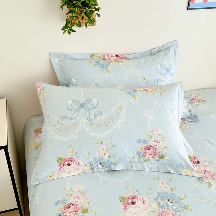 91家纺网 家纺一手货源 找家纺 （总）棉造家居 2025新款全棉纯棉印花系列单枕套