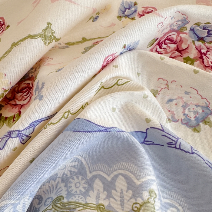 91家纺网 家纺一手货源 找家纺 棉造家居 2025新款全棉纯棉印花系列单枕套 芳菲羽