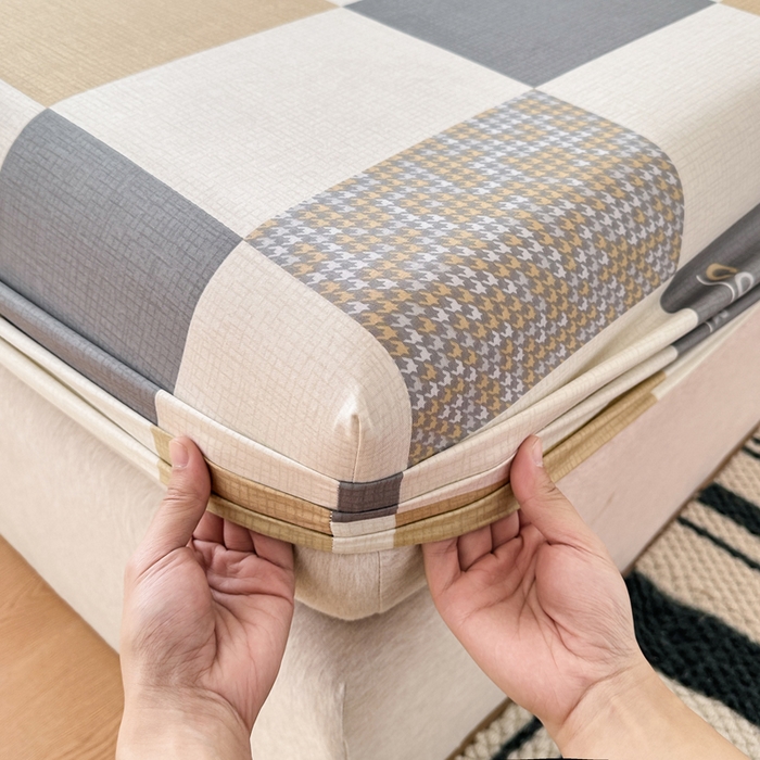 91家纺网 家纺一手货源 找家纺 棉造家居 2025新款亲肤舒适全棉纯棉印花单床笠 雅阁-灰