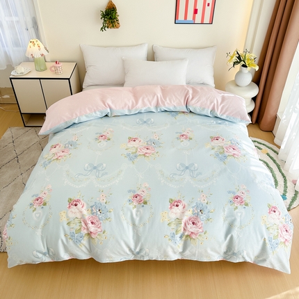 91家纺网 家纺一手货源 找家纺 （总）棉造家居 2025新款全棉纯棉印花系列学生宿舍单被套