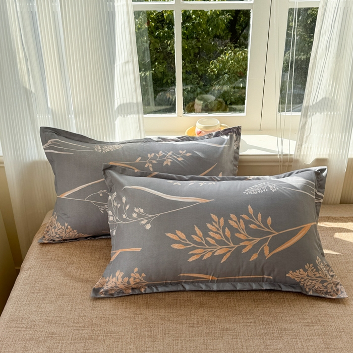 91家纺网 家纺一手货源 找家纺 赫然家纺 芦荟棉单品枕套一对48*74 闲趣漫舞