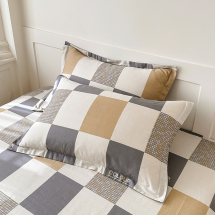 91家纺网 家纺一手货源 找家纺 （总）棉造家居 2025新款全棉纯棉印花系列单枕套