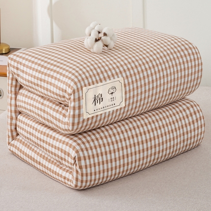 91家纺网 家纺一手货源 找家纺 （总）玉相逢 2025新款无印风水洗棉棉被四件套