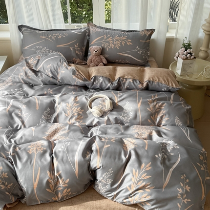 91家纺网 家纺一手货源 找家纺 （总1）赫然家纺 新款舒适柔软亲肤爆款芦荟棉四件套货源充足