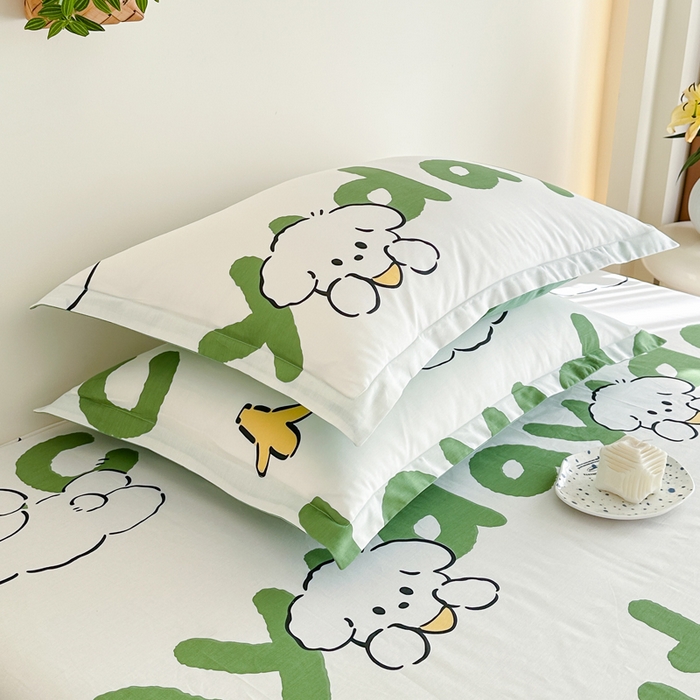 91家纺网 家纺一手货源 找家纺 （总）棉造家居 2025新款亲肤舒适全棉纯棉印花单床笠