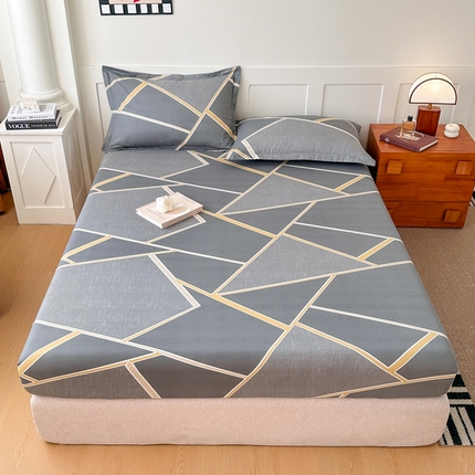 91家纺网 家纺一手货源 找家纺 （总）棉造家居 2025新款亲肤舒适全棉纯棉印花单床笠