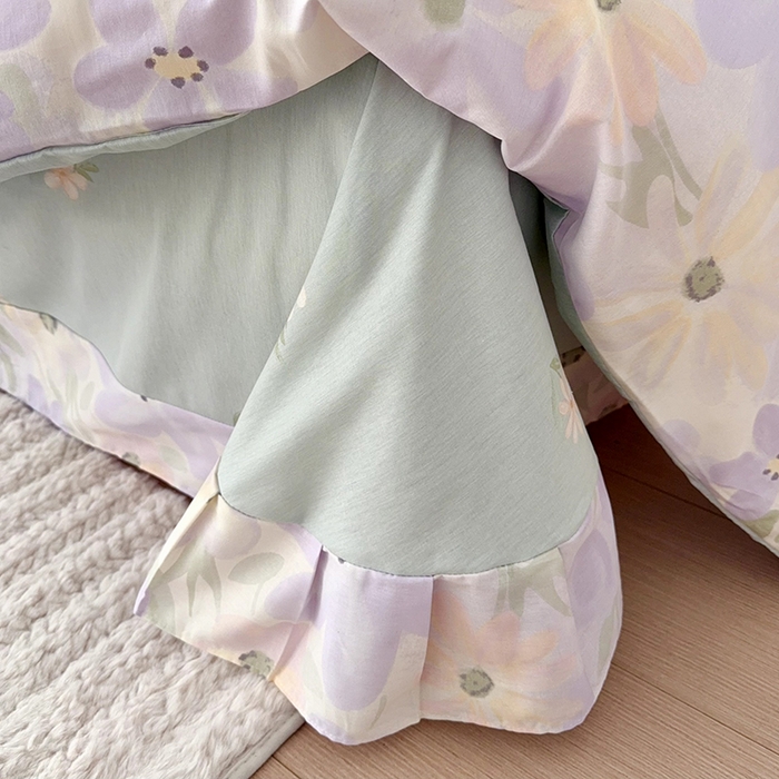 91家纺网 家纺一手货源 找家纺 于果 2025款全棉13370四件套（2） 微雨山茶