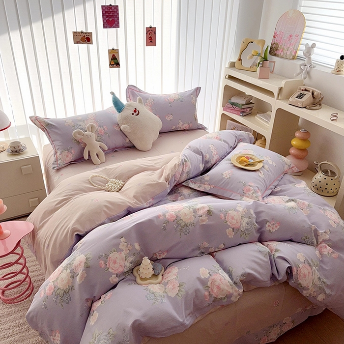 91家纺网 家纺一手货源 找家纺 于果 2025款全棉13370四件套（2） 梦柔