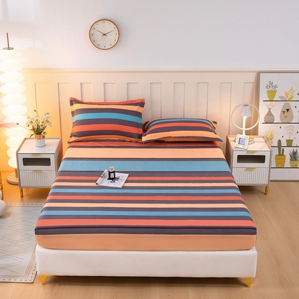 91家纺网 家纺一手货源 找家纺 （总）帛洵 2025新款舒适亲肤加厚130克植物羊绒印花床笠