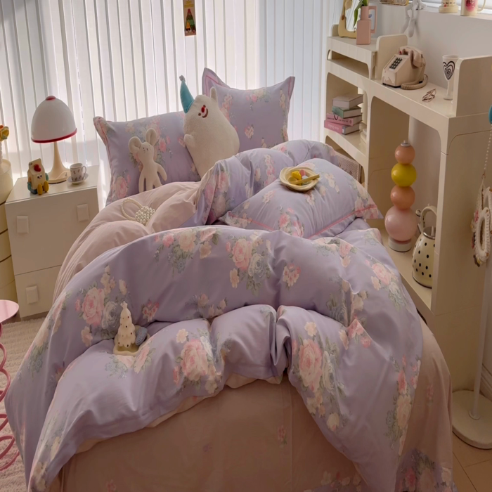 91家纺网 家纺一手货源 找家纺 于果 2025款全棉13370四件套（2） 梦柔