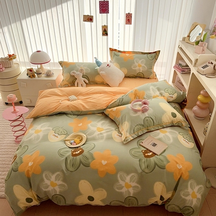 于果 2025款全棉13370四件套（2） 花梦乐园