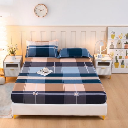 91家纺网 家纺一手货源 找家纺 （总）帛洵 2025新款舒适亲肤加厚130克植物羊绒印花床笠