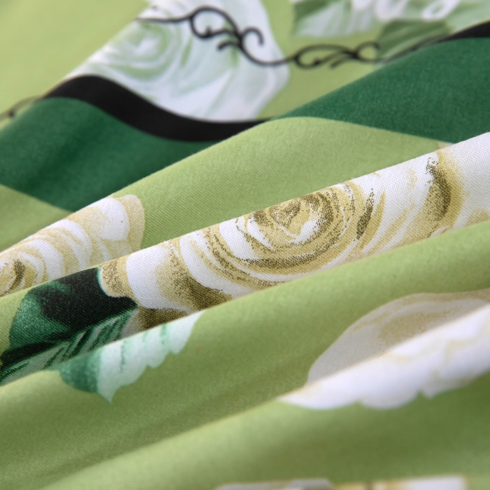 91家纺网 家纺一手货源 找家纺 帛洵 2025新款舒适亲肤加厚130克植物羊绒印花床笠 法香玫瑰