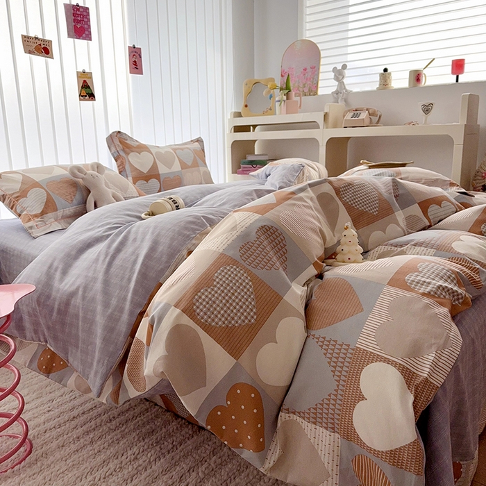 91家纺网 家纺一手货源 找家纺 于果 2025款全棉13370四件套（2） 开心日记