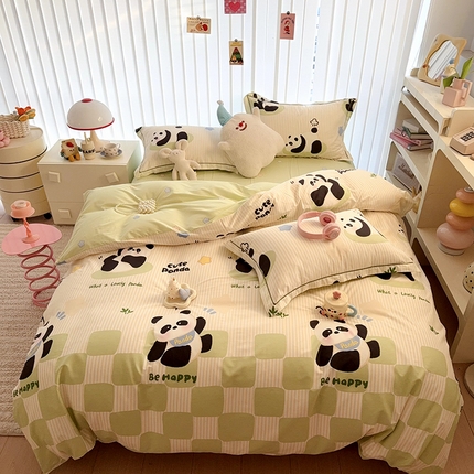 于果 2025款全棉13370四件套（2） 小熊猫