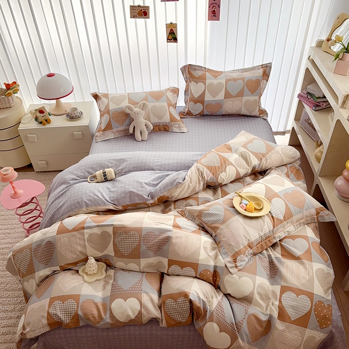 91家纺网 家纺一手货源 找家纺 于果 2025款全棉13370四件套（2） 开心日记