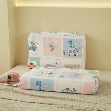 91家纺网 家纺一手货源 找家纺 （总）翎盈家纺 2025新款纯棉小清新乳胶枕专用枕套