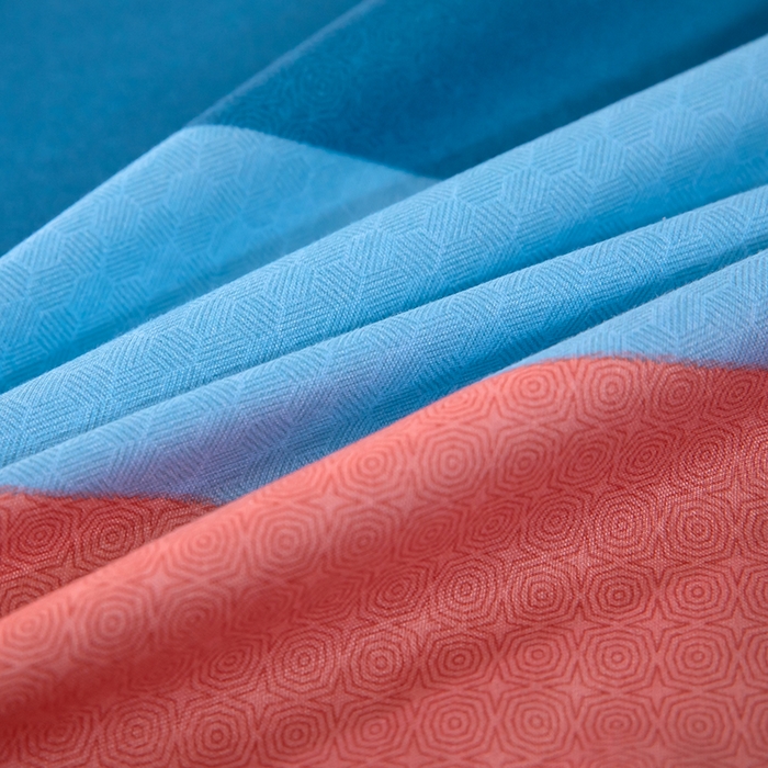 91家纺网 家纺一手货源 找家纺 帛洵 2025新款舒适亲肤加厚130克植物羊绒印花床笠 彩色格调