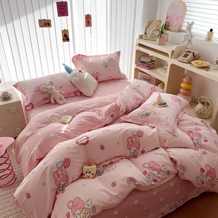 91家纺网 家纺一手货源 找家纺 于果 2025款全棉13370四件套（2） 可乐贝儿