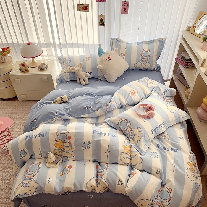 91家纺网 家纺一手货源 找家纺 于果 2025款全棉13370四件套（2） 遨游星际