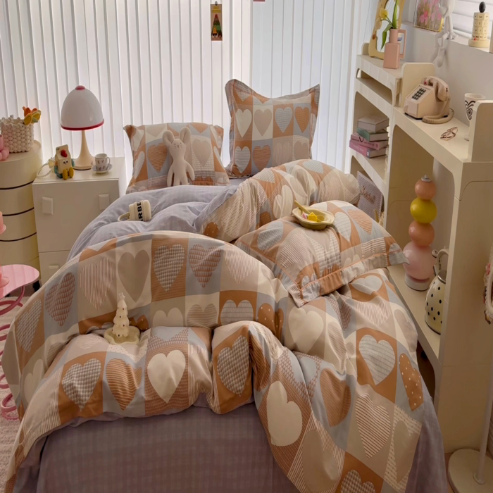 91家纺网 家纺一手货源 找家纺 于果 2025款全棉13370四件套（2） 开心日记