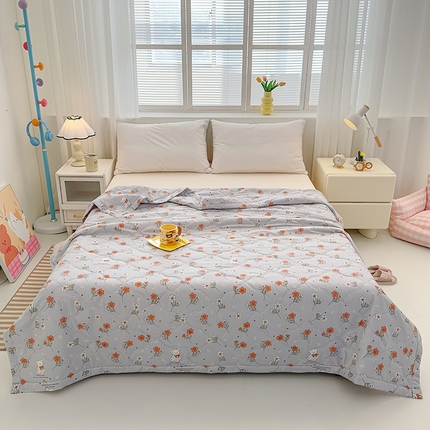 91家纺网 家纺一手货源 找家纺 （总）悦织湾2025新款芦荟棉亲肤绒夏被钻石绒超声波夏凉被批发福利赠品礼品被