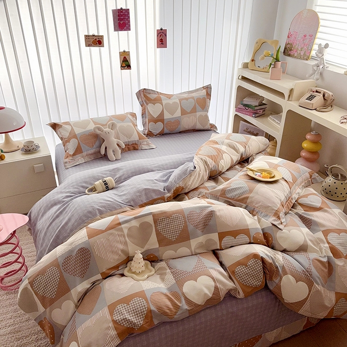 91家纺网 家纺一手货源 找家纺 于果 2025款全棉13370四件套（2） 开心日记