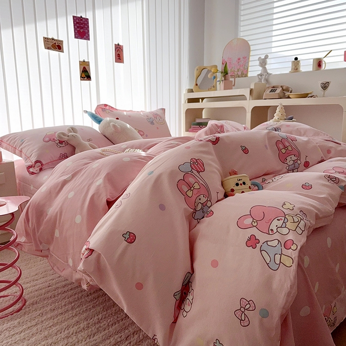 91家纺网 家纺一手货源 找家纺 于果 2025款全棉13370四件套（2） 可乐贝儿