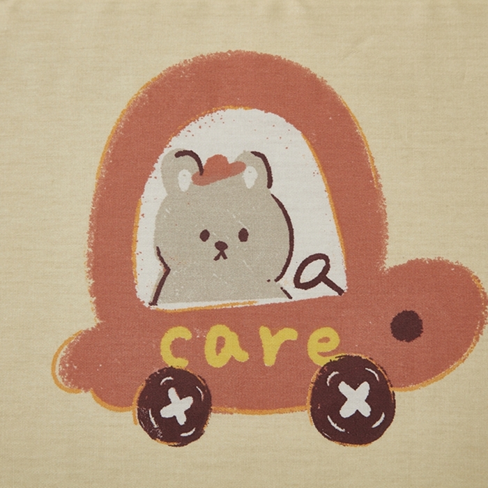 91家纺网 家纺一手货源 找家纺 翎盈家纺 2025新款纯棉小清新乳胶枕专用枕套 汽车乐园