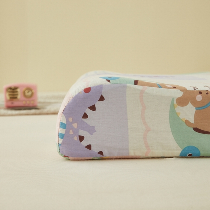 91家纺网 家纺一手货源 找家纺 翎盈家纺 2025新款纯棉小清新乳胶枕专用枕套 快乐旅行