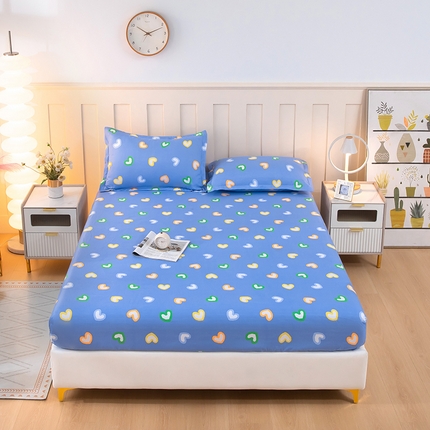 91家纺网 家纺一手货源 找家纺 （总）帛洵 2025新款舒适亲肤加厚130克植物羊绒印花床笠