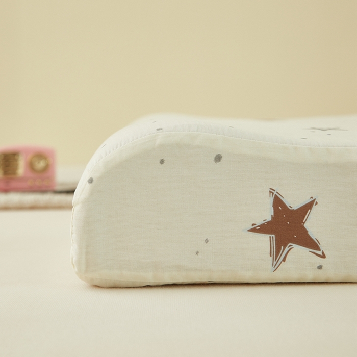 91家纺网 家纺一手货源 找家纺 翎盈家纺 2025新款纯棉小清新乳胶枕专用枕套 天使之星