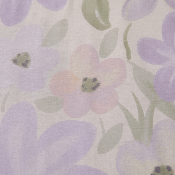 91家纺网 家纺一手货源 找家纺 翎盈家纺 2025新款纯棉小清新乳胶枕专用枕套 微雨山茶