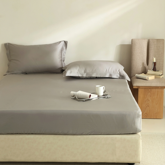 91家纺网 家纺一手货源 找家纺 法芙娜家纺 2025新款兰精天丝60天丝床笠 美丽咖