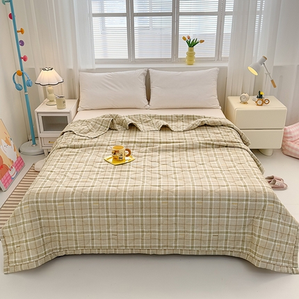 91家纺网 家纺一手货源 找家纺 （总）悦织湾2025新款芦荟棉亲肤绒夏被钻石绒超声波夏凉被批发福利赠品礼品被