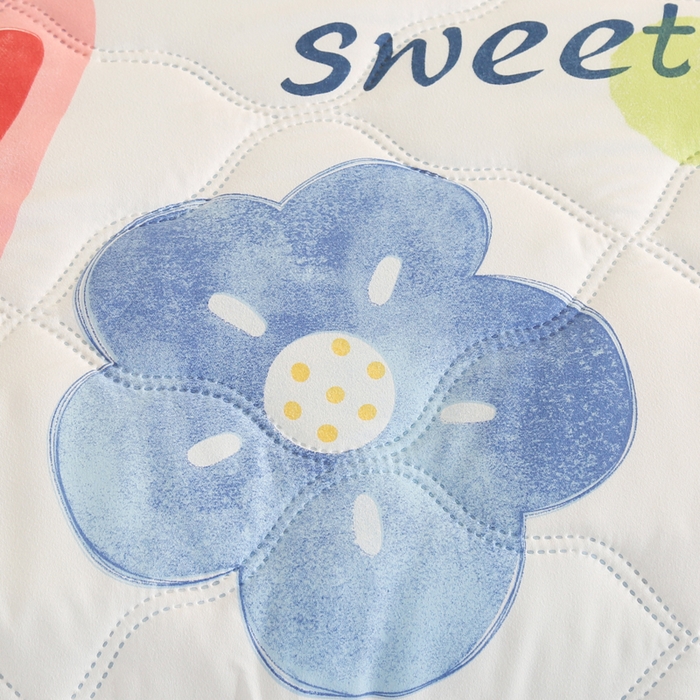 91家纺网 家纺一手货源 找家纺 悦织湾2025新款亲肤水洗棉夏被印花纯色升级版芦荟棉夏凉被空调被跑量款 印花-缤纷心情