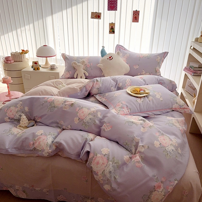 91家纺网 家纺一手货源 找家纺 于果 2025款全棉13370四件套（2） 梦柔