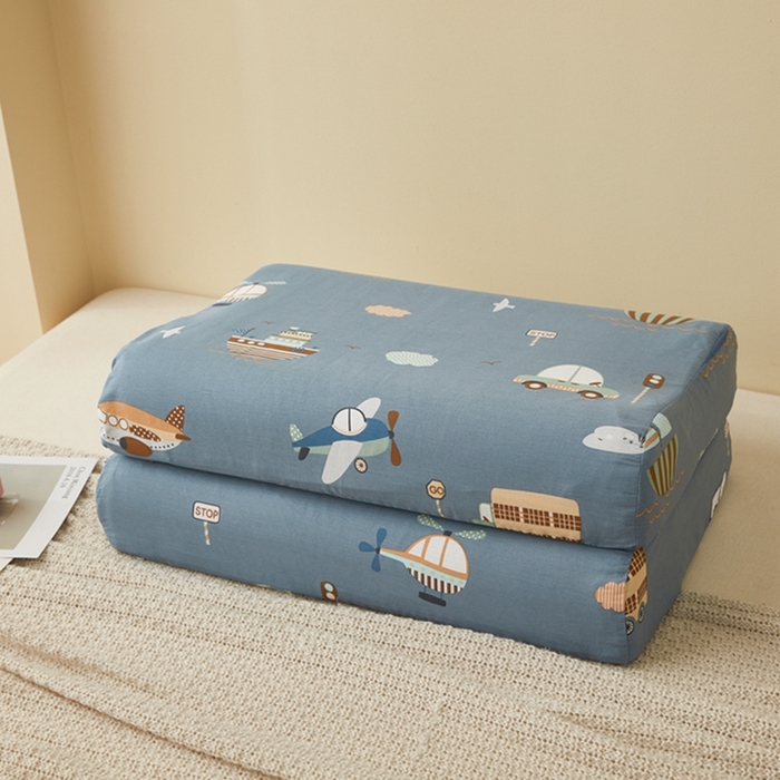 91家纺网 家纺一手货源 找家纺 翎盈家纺 2025新款纯棉小清新乳胶枕专用枕套 玩具乐园-兰