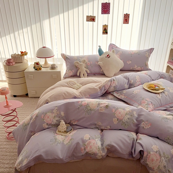 91家纺网 家纺一手货源 找家纺 于果 2025款全棉13370四件套（2） 梦柔