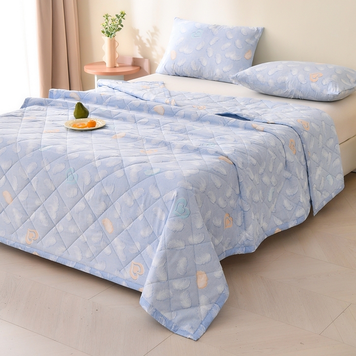 91家纺网 家纺一手货源 找家纺 （总）培童   2025新款超声波亲肤绒夏被夏凉被直播爆款超声波夏被空调被礼品被